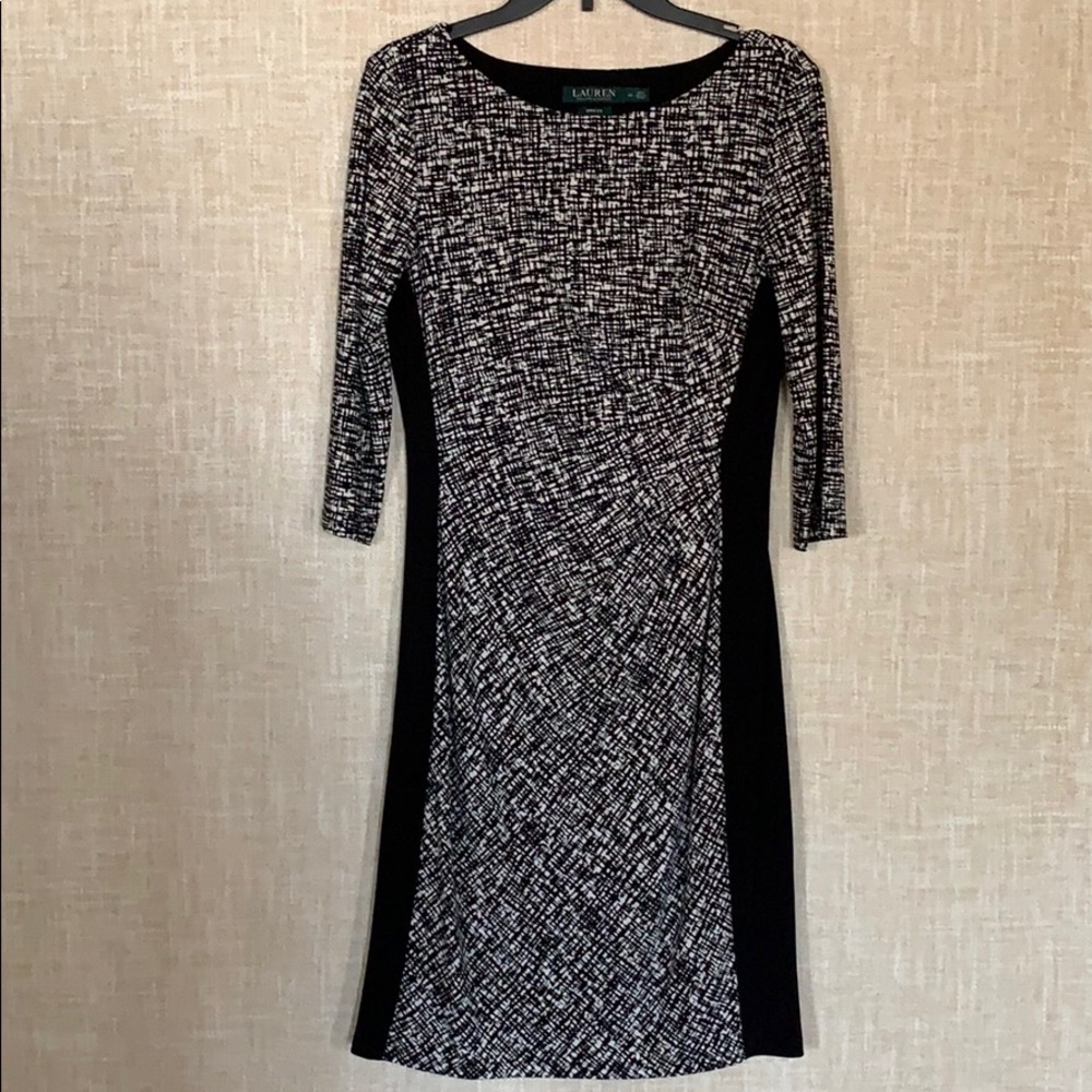 Women’s Printed Long Sleeve Flare Dress